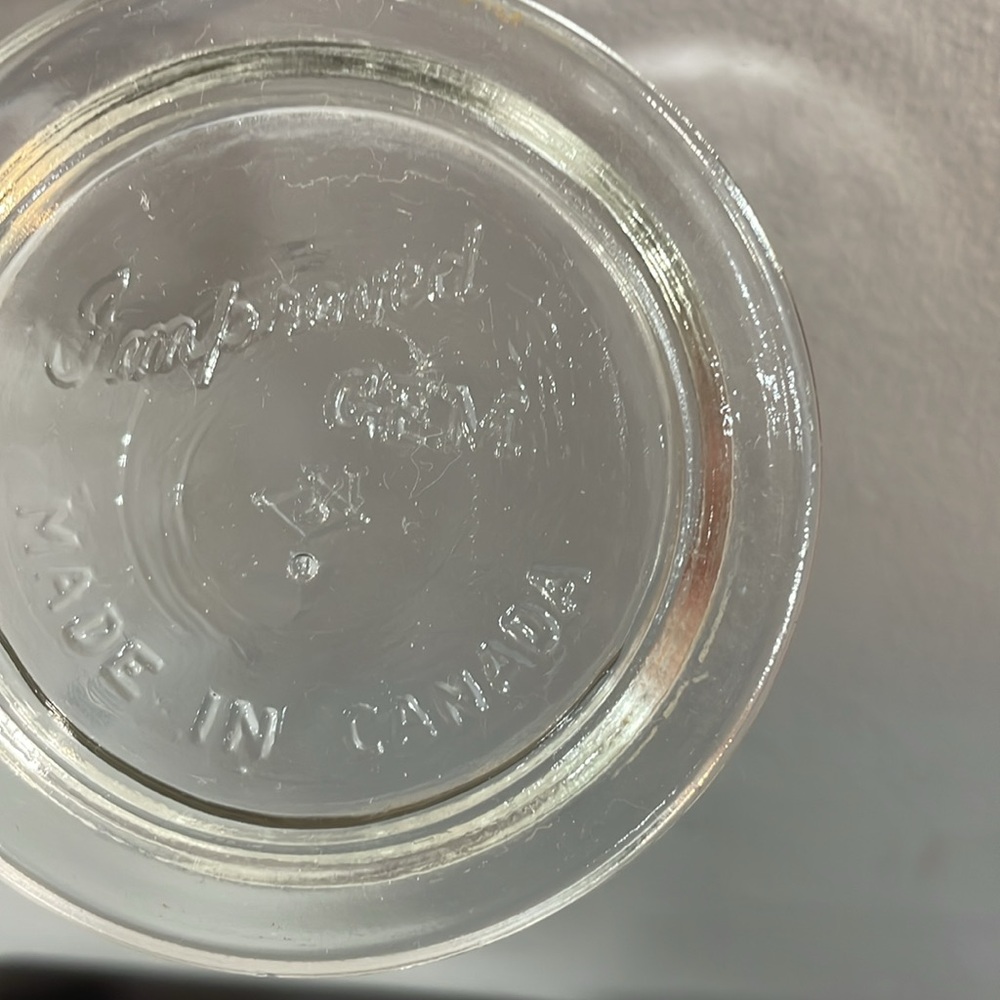 Pure glass vintage GEM jar lids - 12.  BPA FREE AND SUSTAINABLE!  Repeat usage! - Picture 10 of 11